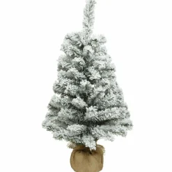 Sapin Artificiel De Noël|KAEMINGK Sapin artificiel de Noël (H60 cm) Royal Vert enneigé Sapin enneigé