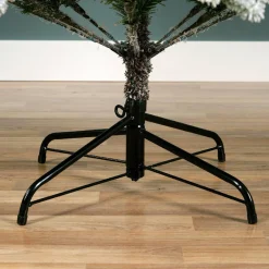 Sapin Grande Taille|Sapin Artificiel De Noël|EMINZA Sapin artificiel de Noël (H210 cm) Allix Vert enneigé Sapin enneigé