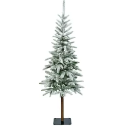 Sapin Grande Taille|Sapin Artificiel De Noël|EMINZA Sapin artificiel de Noël (H240 cm) Glockner Vert enneigé Sapin enneigé