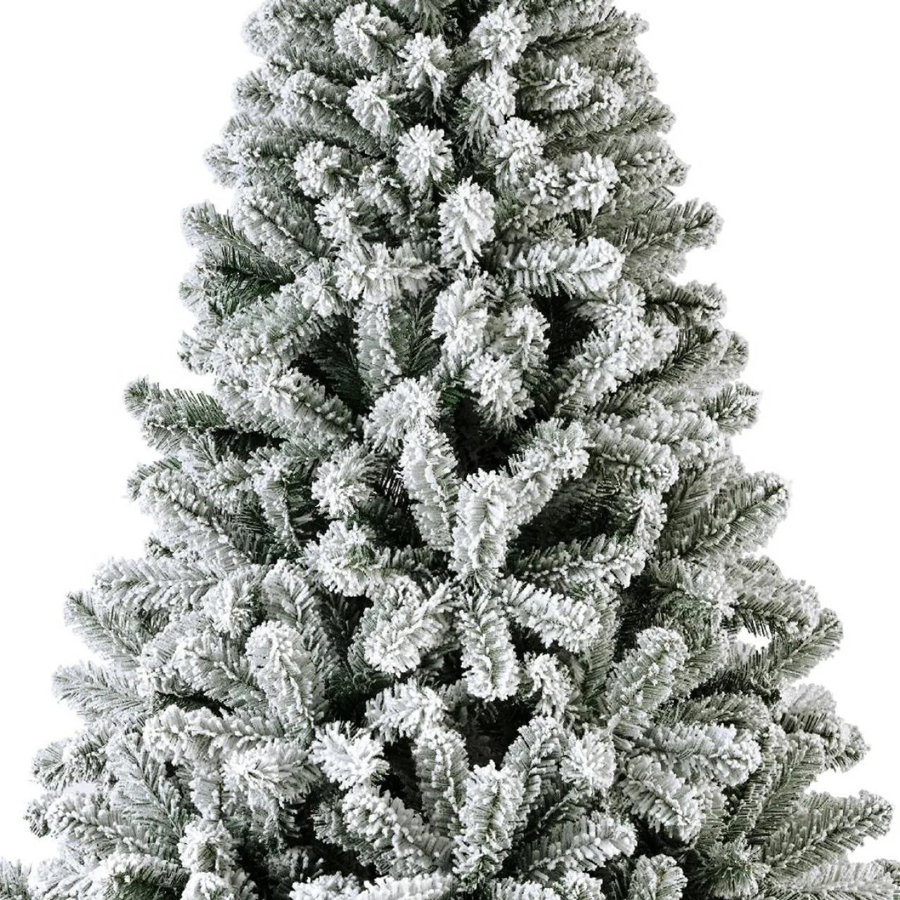 Sapin Grande Taille|Sapin Artificiel De Noël|EMINZA Sapin de Noël artificiel lumineux 640 LED (H300 cm) King Vert enneigé Sapin enneigé lumineux