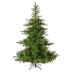 Sapin Grande Taille|Sapin Artificiel De Noël|EMINZA Sapin de Noël artificiel lumineux 550 LED (H210 cm) Glorious Vert sapin Sapin vert lumineux