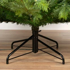 Sapin Grande Taille|Sapin Artificiel De Noël|EMINZA Sapin de Noël artificiel lumineux 550 LED (H210 cm) Glorious Vert sapin Sapin vert lumineux