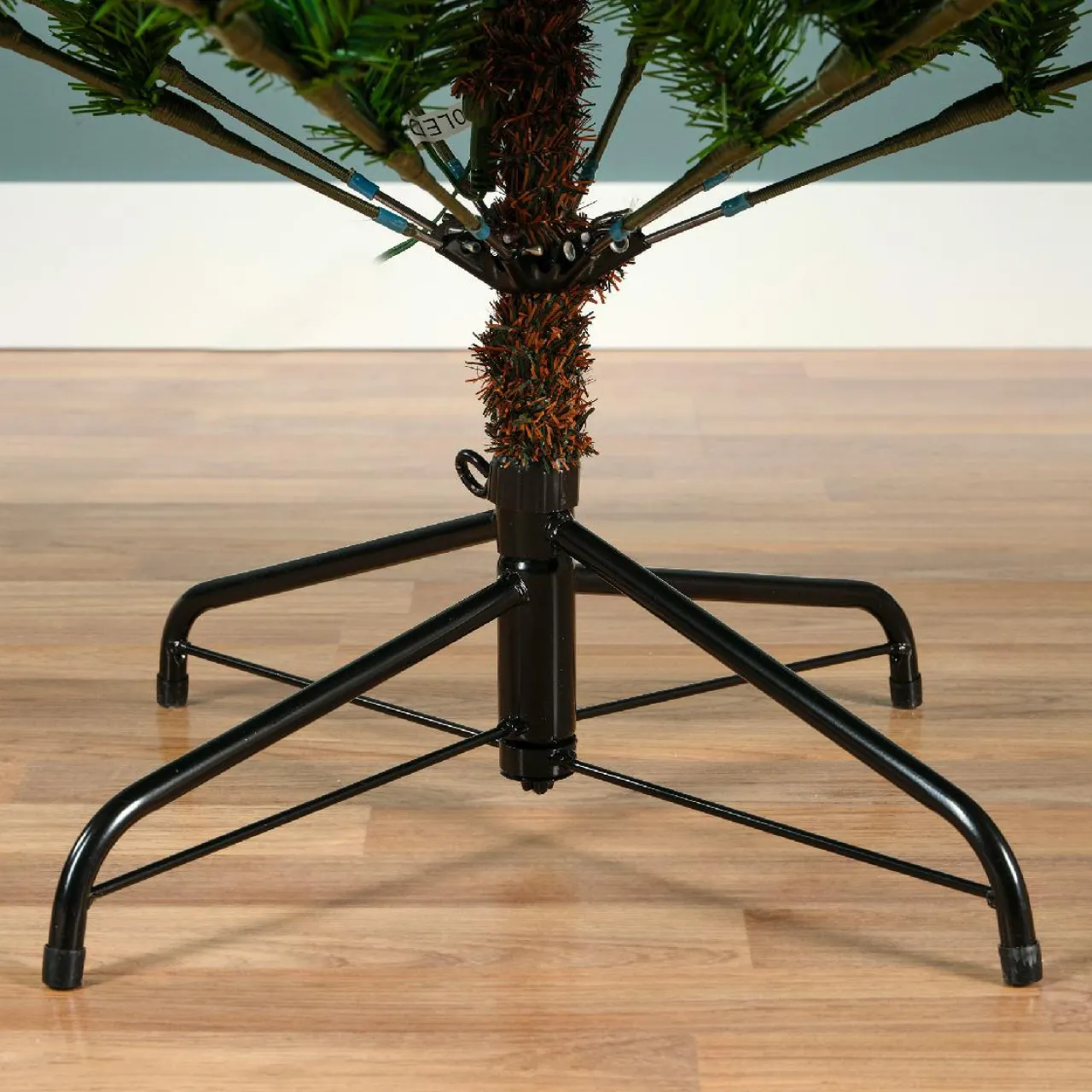 Sapin Grande Taille|Sapin Artificiel De Noël|EMINZA Sapin de Noël artificiel lumineux 560 LED (H240 cm) Allix Vert sapin Sapin vert lumineux