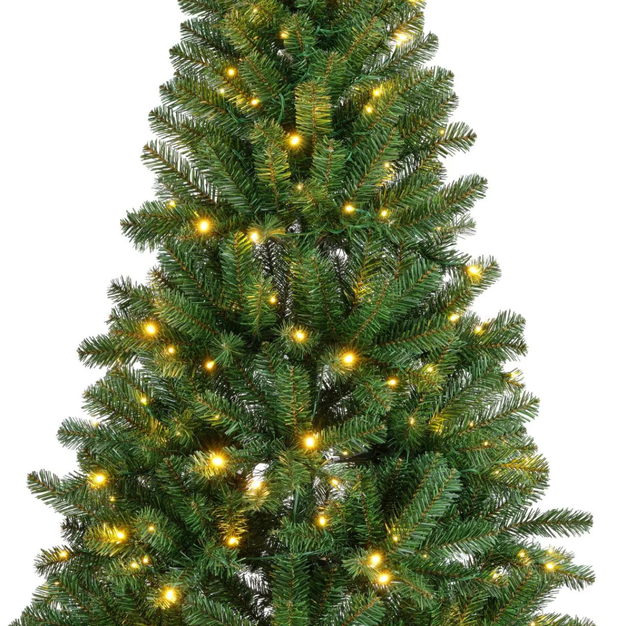 Sapin Grande Taille|Sapin Artificiel De Noël|EMINZA Sapin de Noël artificiel lumineux 400 LED (H240 cm) King Vert sapin Sapin vert lumineux