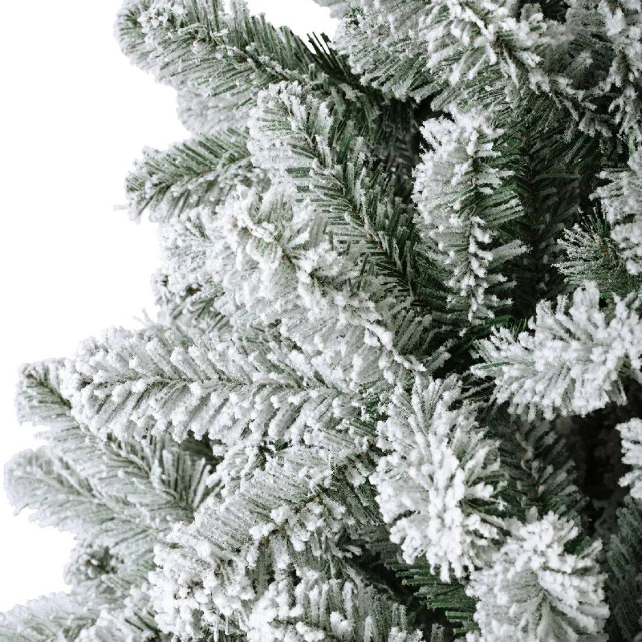 Sapin Artificiel De Noël|EMINZA Sapin de Noël artificiel lumineux 200 LED (H150 cm) King Vert enneigé Sapin enneigé lumineux