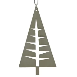 Décoration De Sapin|KAEMINGK Sapin de Noël (H12 cm) Ophée Métal Argent