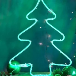 Déco Et Objet Lumineux|BLACHERE Sapin de Noël lumineux 192 LED Néon Vert