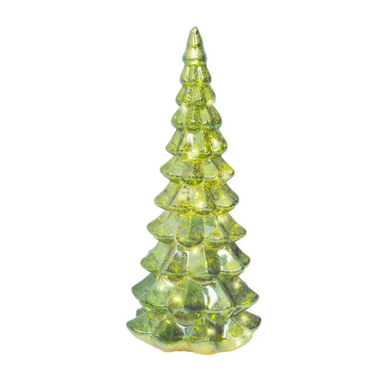 Déco Et Objet De Noël|Déco Et Objet Lumineux|KAEMINGK Sapin de Noël lumineux à piles 20 LED (H32 cm) Eternel Vert