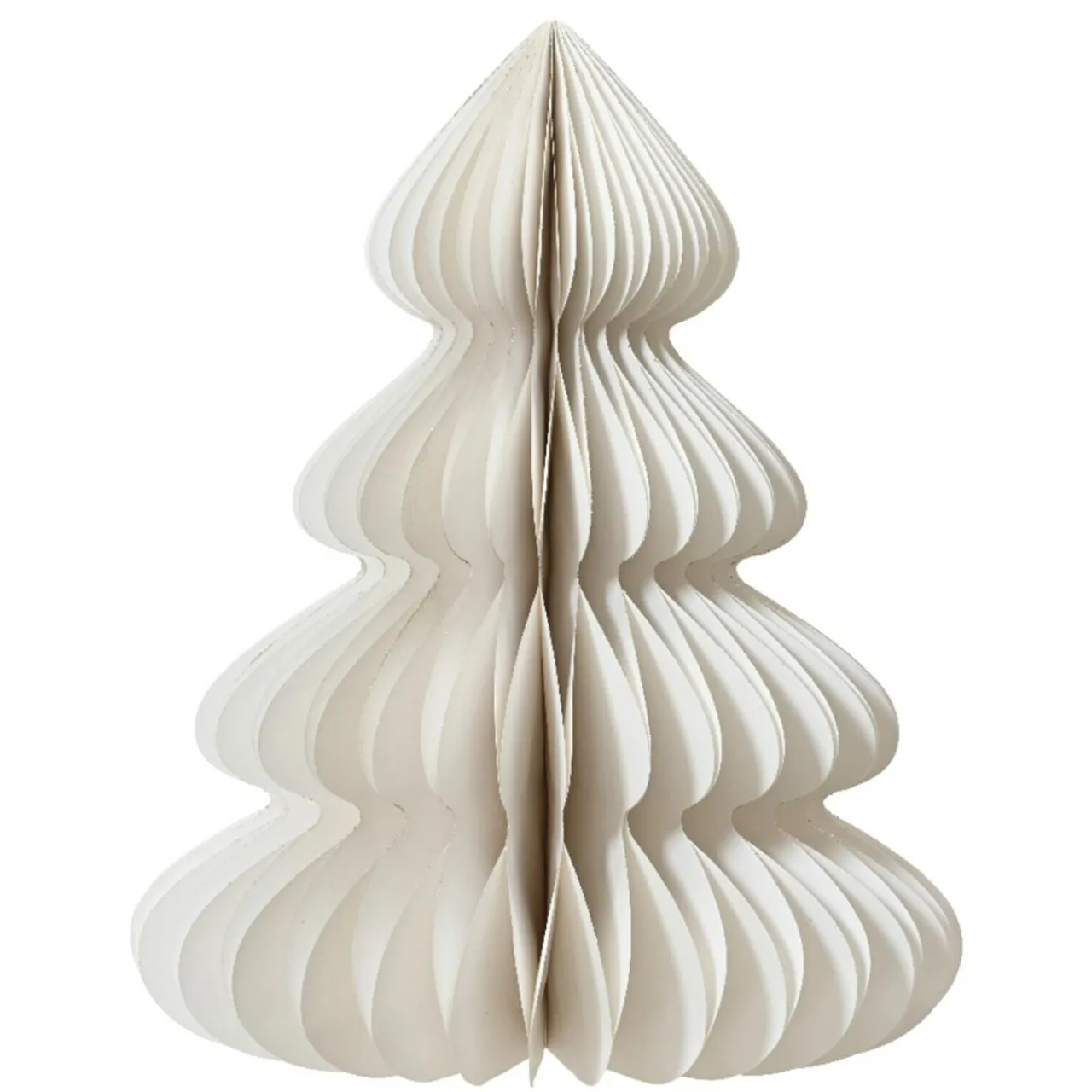 Déco Et Objet De Noël|KAEMINGK Sapin papier à poser (H90 cm) Fermeture Magnétique Blanc