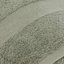 Linge De Bain|Serviette De Bain|TENDANCE Serviette de bain coton (90 x 150 cm) Timeless Vert kaki
