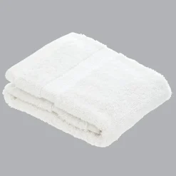 Linge De Bain|Serviette De Bain|TENDANCE Serviette de bain coton (30 x 50 cm) Timeless he Blanc