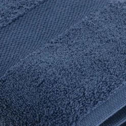 Linge De Bain|Serviette De Bain|TENDANCE Serviette de bain coton (90 x 150 cm) Timeless Bleu marine