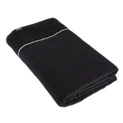 Linge De Bain|Serviette De Bain|TENDANCE Serviette de bain coton nid d'abeille (90 x 150 cm) Japandi Noir