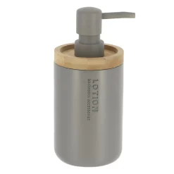 Accessoire Salle De Bain|TENDANCE Set d'accessoires salle de bain Purebamboo Gris