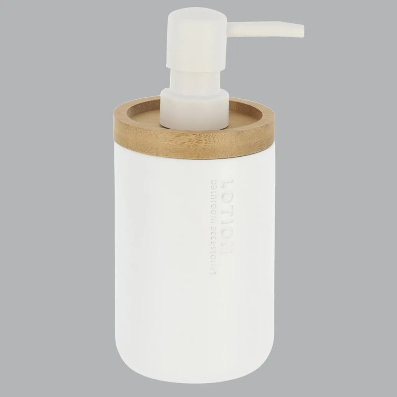 Accessoire Salle De Bain|TENDANCE Set d'accessoires salle de bain Purebamboo Blanc