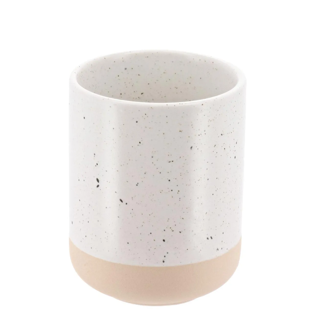 Accessoire Salle De Bain|TENDANCE Set d'accessoires salle de bain grès moucheté Pietra Beige