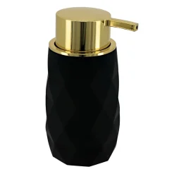 Accessoire Salle De Bain|TENDANCE Set d'accessoires salle de bain Rubby Noir