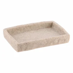 Accessoire Salle De Bain|TENDANCE Set d'accessoires salle de bain Effet Pierre Naturel Beige