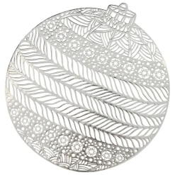 Nappe Et Chemin De Table|Feeric Lights & Christmas Set de table Boule Argent