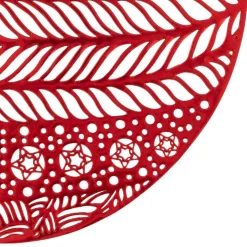 Nappe Et Chemin De Table|Feeric Lights & Christmas Set de table Boule Rouge