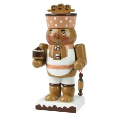 Père Noël, Animaux Et Personnage|KAEMINGK Soldat Casse-noisette en bois (H18 cm) Pain d'épices Gourmand Marron