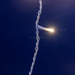 Guirlande Lumineuse|EMINZA Stalactite lumineuse 20 m 490 LED câble blanc Stars Blanc chaud Blanc Chaud - câble blanc