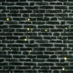 Guirlande Lumineuse|Feeric Lights & Christmas Stalactite lumineuse Solaire 0,60 m 120 LED Blanc chaud