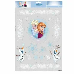 Déco De Noël Disney|Déco Et Objet De Noël|CHRISTMAS INSPIRATIONS Stickers pour fenêtre Disney la Reine des Neiges et Olaf Blanc