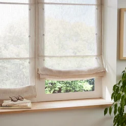 Store|EMINZA Store bateau passe tringle (45 x 180 cm) Arthur Beige