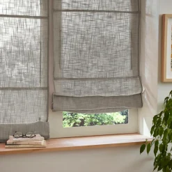 Store|EMINZA Store bateau passe-tringle (60 x 180 cm) Robin Taupe