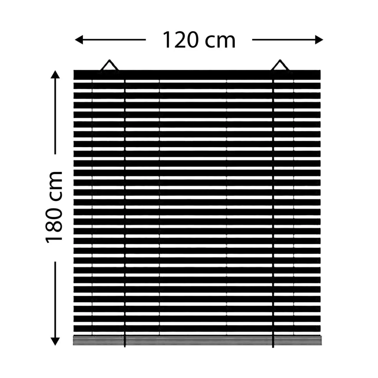Store|LUANCE Store enrouleur extérieur effet rotin (120 x 180 cm) Tanoa Blanc
