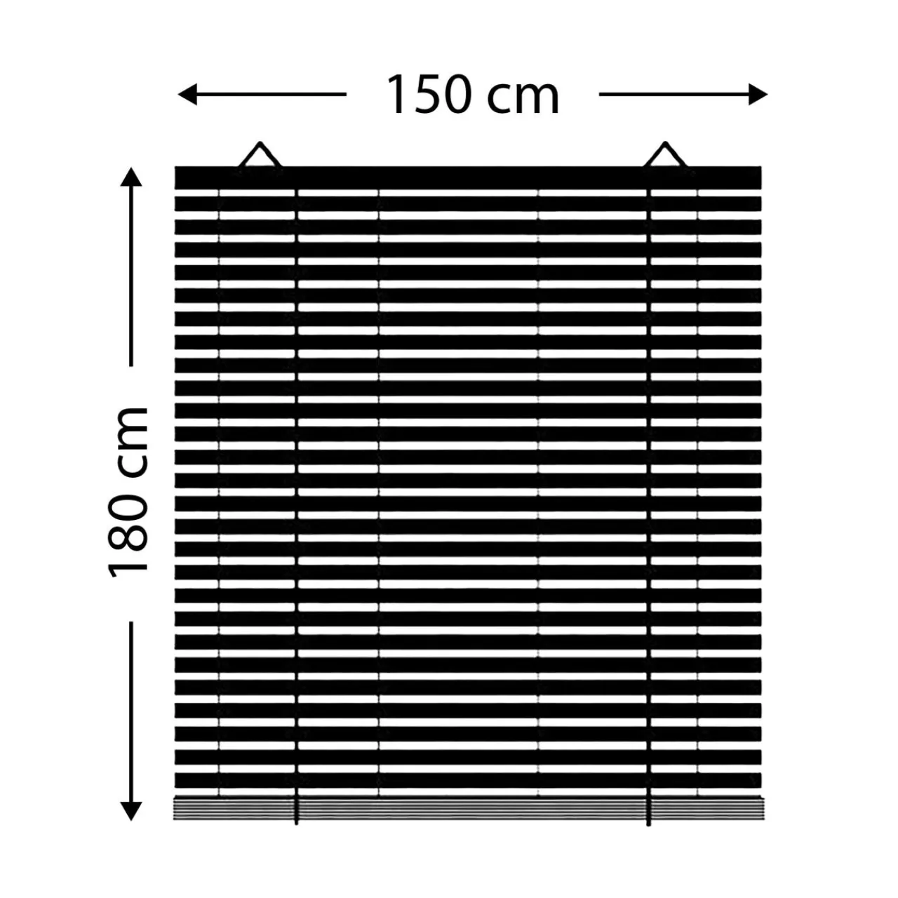 Store|LUANCE Store enrouleur extérieur effet rotin (150 x 180 cm) Tanoa Beige
