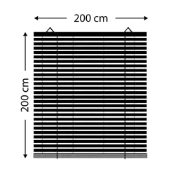 Store|LUANCE Store enrouleur extérieur effet rotin (200 x 200 cm) Tanoa Beige