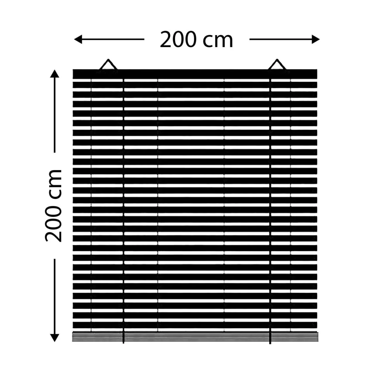 Store|LUANCE Store enrouleur extérieur effet rotin (200 x 200 cm) Tanoa Beige