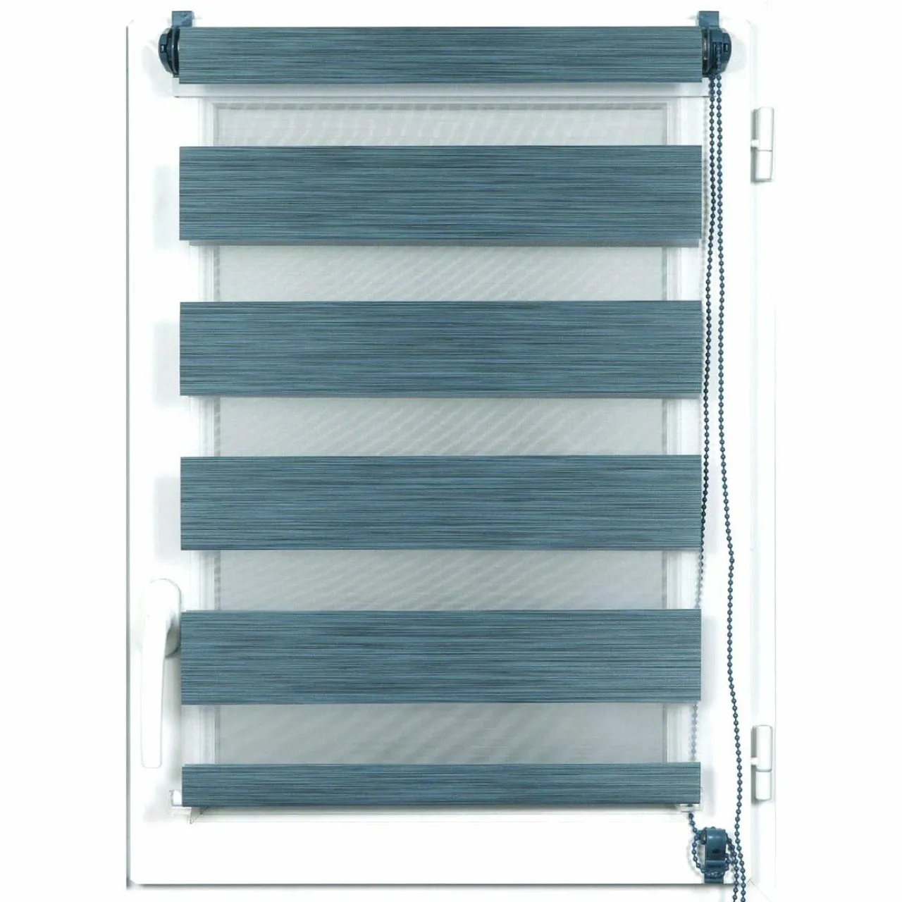 Store|LUANCE Store enrouleur Jour / Nuit (60 x 180 cm) chiné Bleu