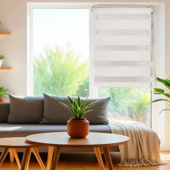 Store|LUANCE Store enrouleur Jour / Nuit (45 x 250 cm) Beige chiné