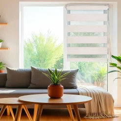 Store|LUANCE Store enrouleur Jour / Nuit (60 x 180 cm) Beige chiné