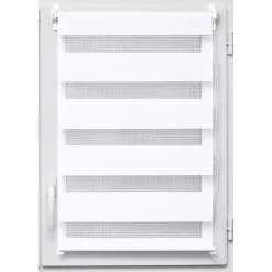 Store|LUANCE Store enrouleur Jour / Nuit (75 x 250 cm) Blanc