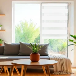 Store|LUANCE Store enrouleur Jour / Nuit (75 x 180 cm) Blanc