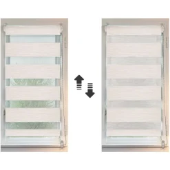 Store|LUANCE Store enrouleur Jour / Nuit (75 x 250 cm) Beige chiné