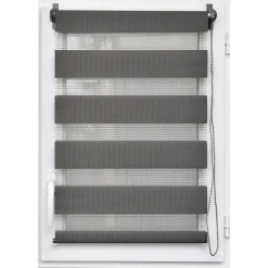 Store|LUANCE Store enrouleur Jour/Nuit (60 x 90 cm) Gris Anthracite