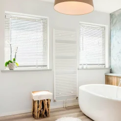 Store|LUANCE Store vénitien (90 x 180 cm) PVC Blanc