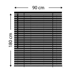 Store|LUANCE Store vénitien (90 x 180 cm) PVC Blanc