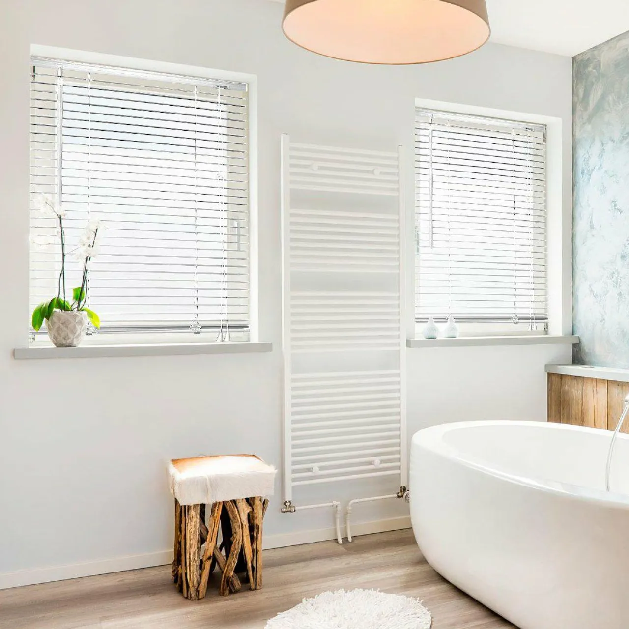 Store|LUANCE Store vénitien (40 x 130 cm) PVC Blanc