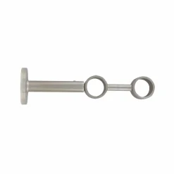 Tringle Plafond|Tringle À Rideau, Barre Et Support|LUANCE Support tringle double extensible (L190- L230 / D28 mm) Lino mat Argent