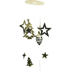Déco Et Objet De Noël|KAEMINGK Suspension Attrape-rêve de Noël (H97 cm) Or