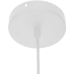 Lampe Suspension|ATMOSPHERA Suspension bois et métal (D15 cm) Break he Blanc
