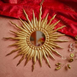 Décoration De Sapin|KAEMINGK Suspension de Noël en métal (D18 cm) Tournesol Or