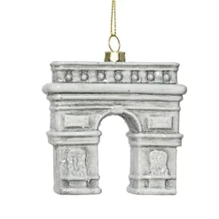 Décoration De Sapin|KAEMINGK Suspension de Noël (H16 cm) Arc de Triomphe Gris