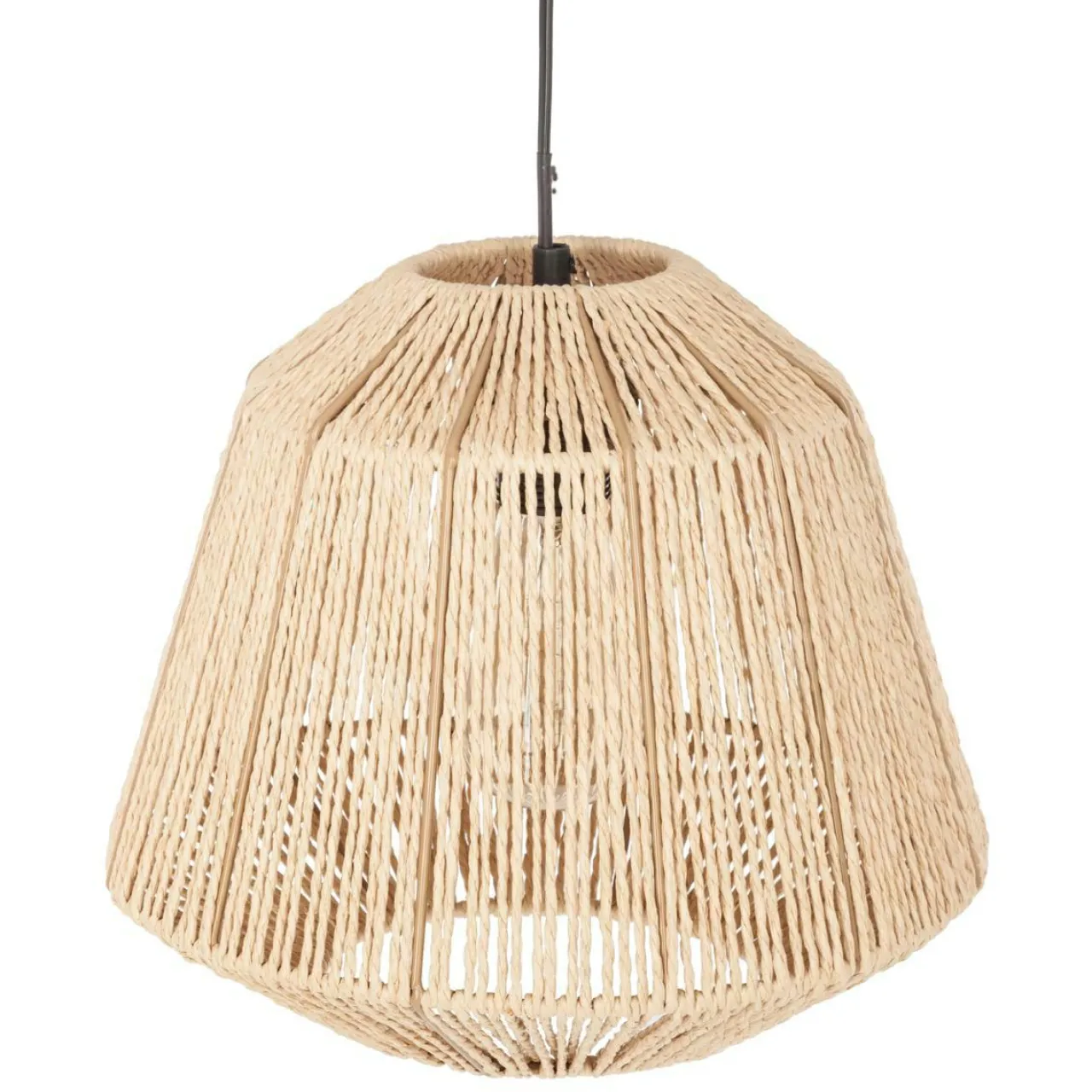 Lampe Suspension|ATMOSPHERA Suspension en corde (D29 cm) Ethnik Naturel